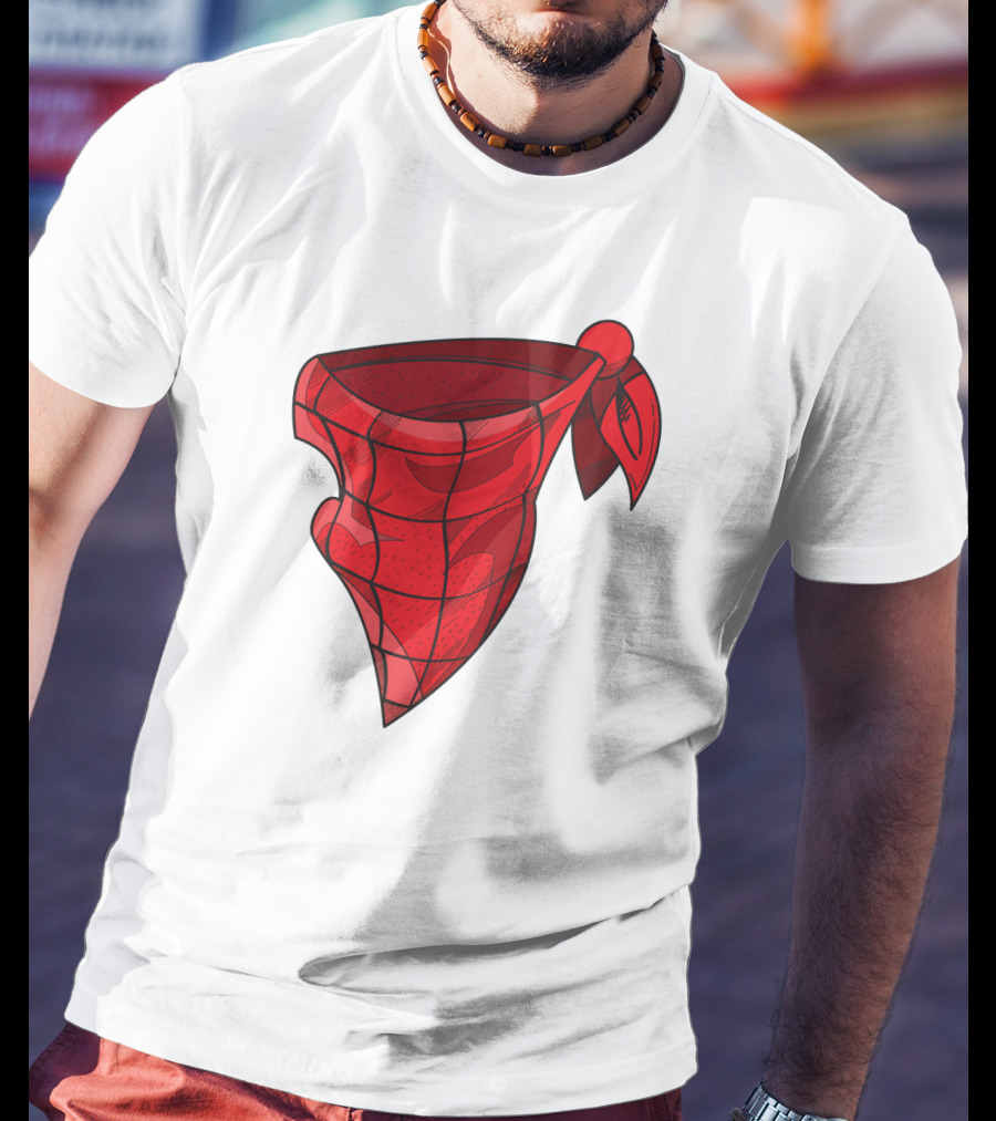Bandana Paisley Red Scarf T-Shirt