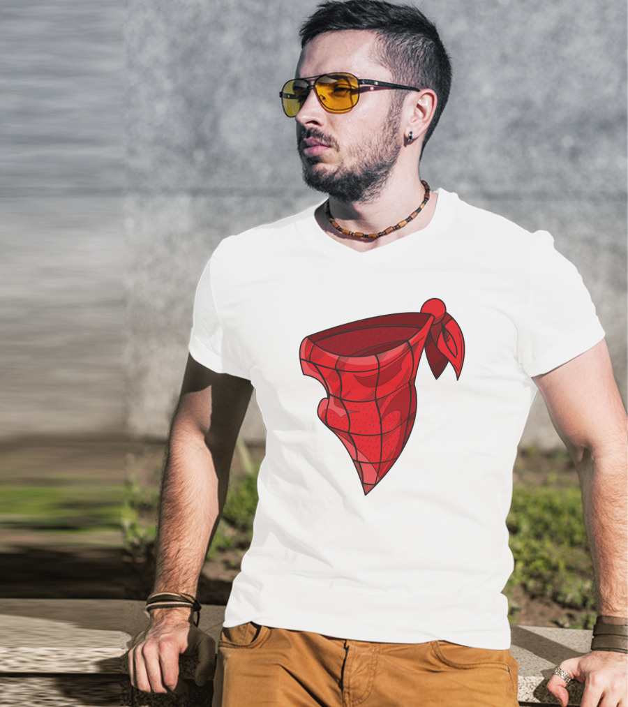 Bandana Paisley Red Scarf T-Shirt