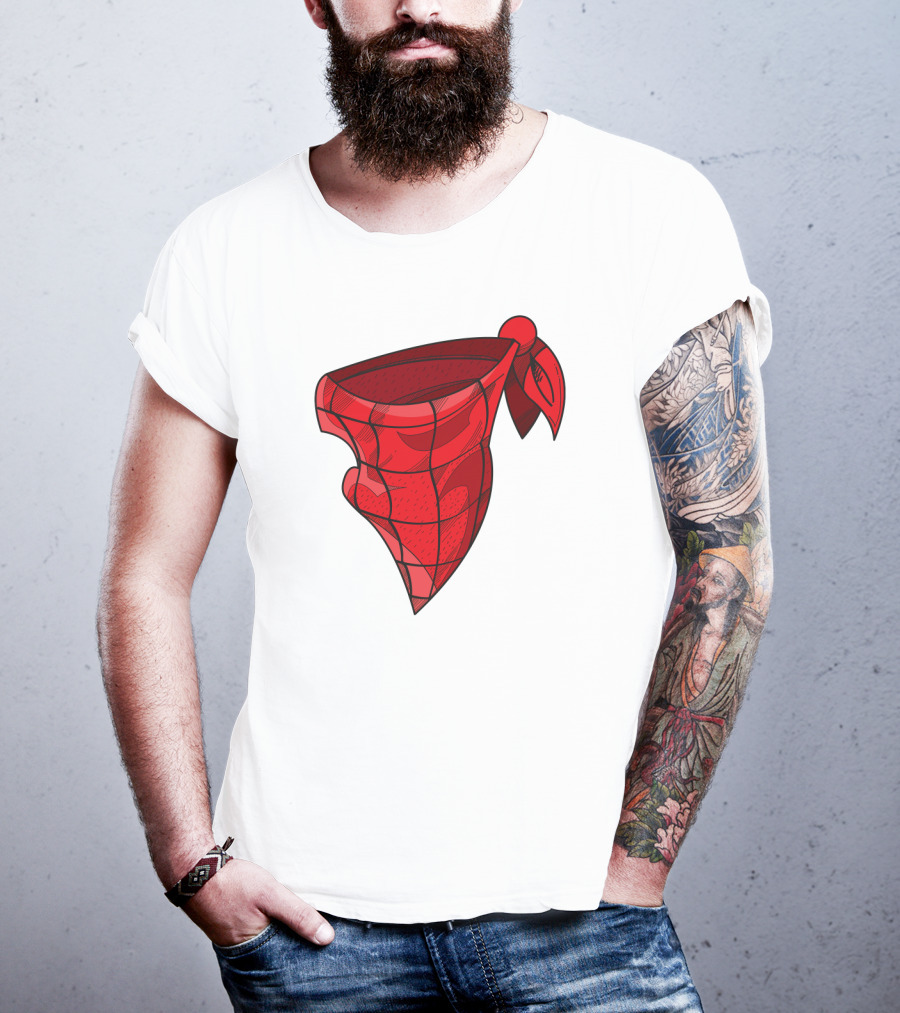 Bandana Paisley Red Scarf T-Shirt