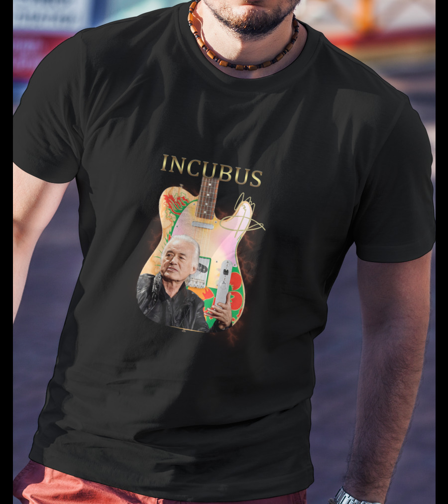 Incubus Signature Guitar With Rock Legend T-Shirt