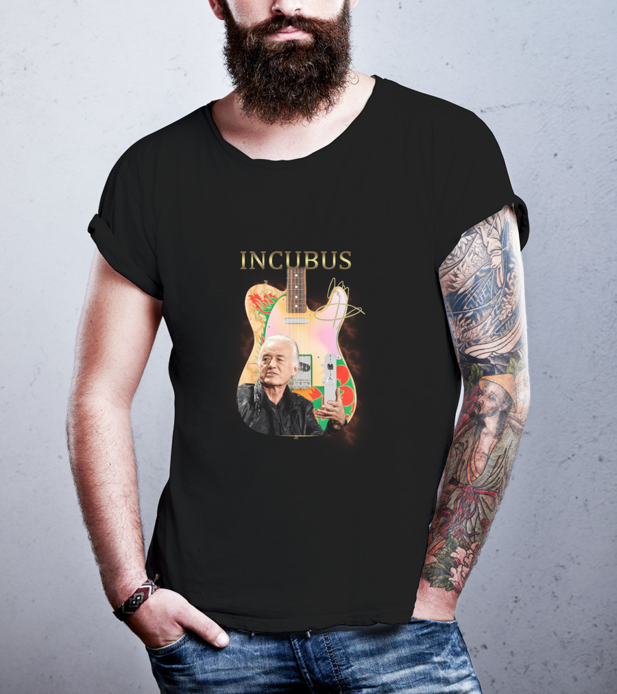 Incubus Signature Guitar With Rock Legend T-Shirt