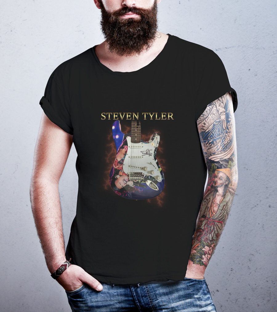 Steven Tyler Guitar T-Shirt