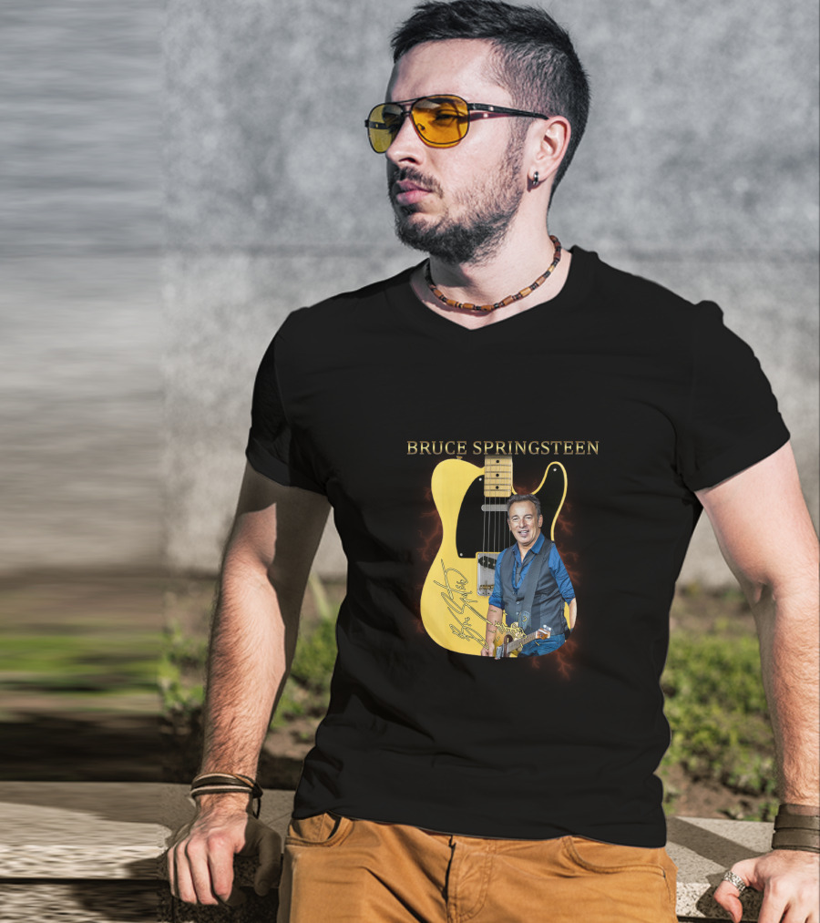Bruce Springsteen Signature Guitar With Classic Telecaster T-Shirt