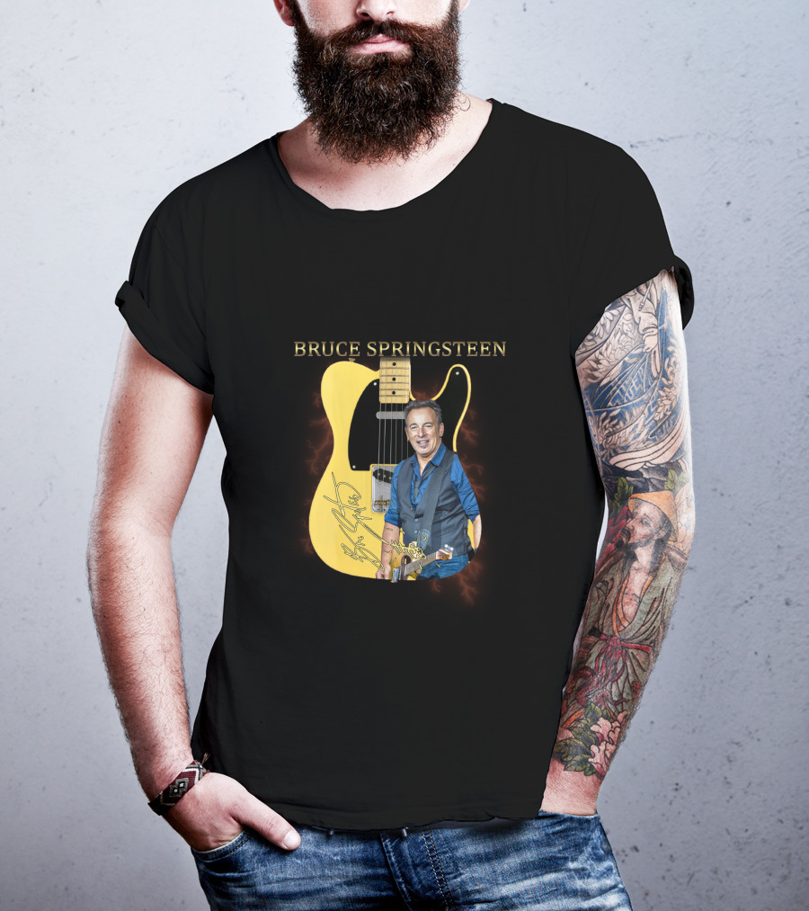 Bruce Springsteen Signature Guitar With Classic Telecaster T-Shirt