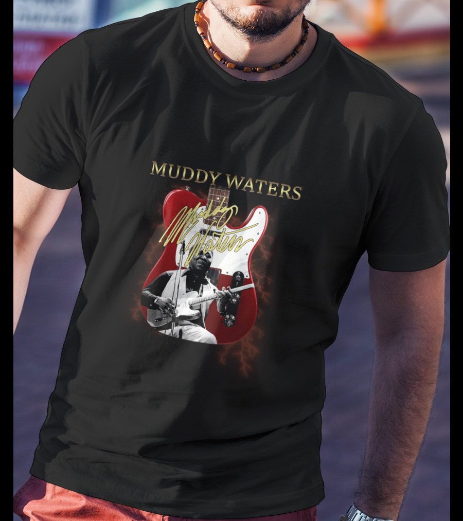 Muddy Waters Guitar Signature Red Telecaster T-Shirt