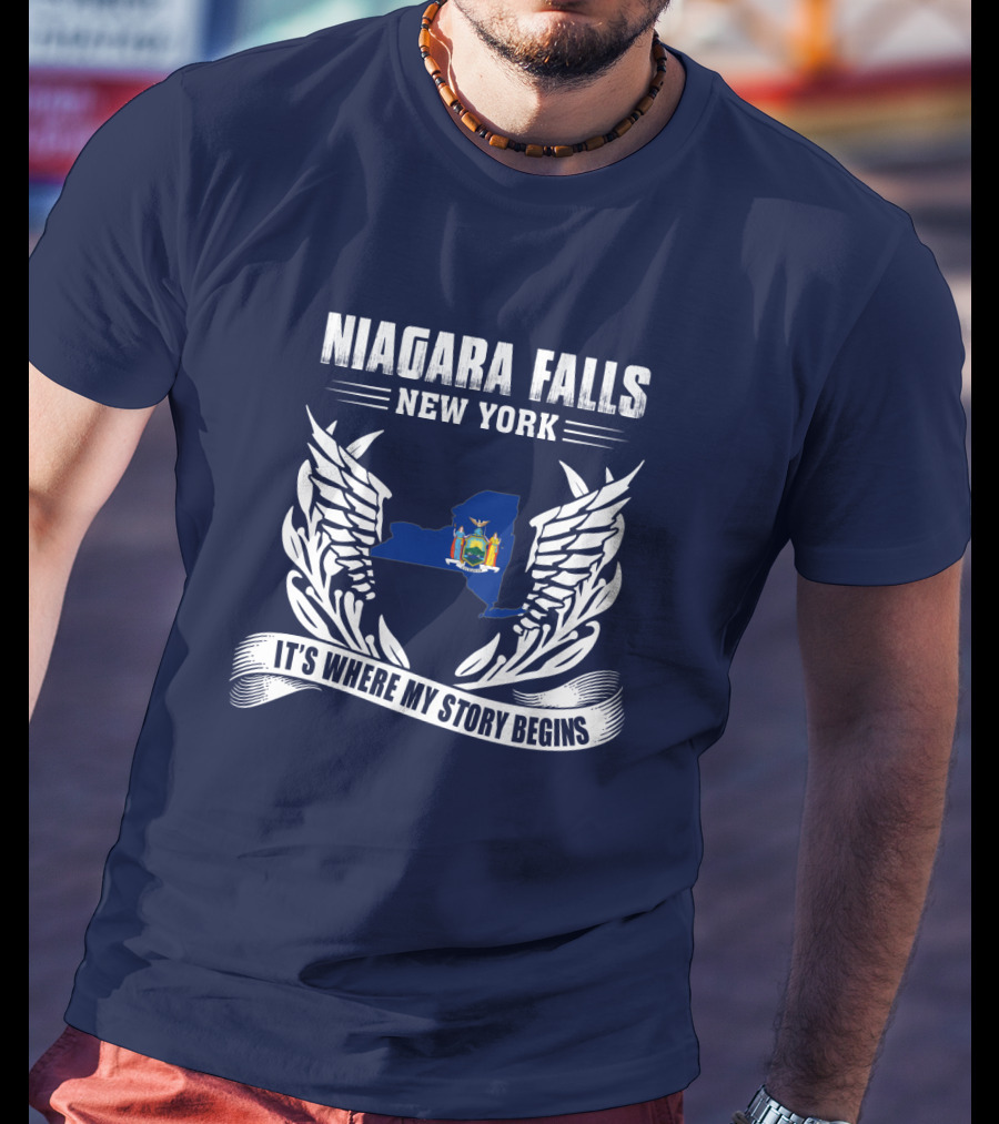 Niagara Falls New York It's Where My Story Begins T-Shirt