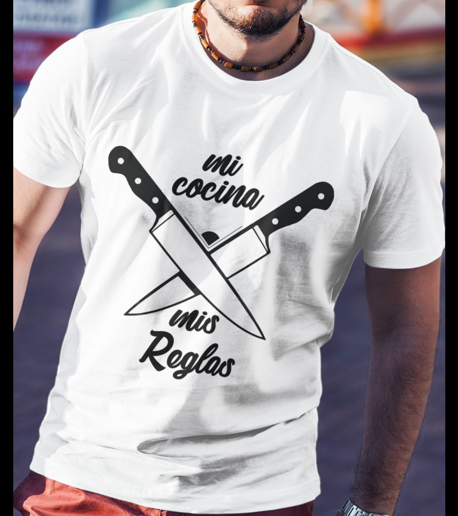 Mi Cocina Mis Reglas Cross Knives T-Shirt
