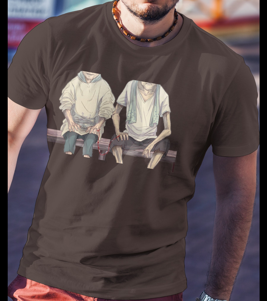Grow Old With You Elderly Couple Sitting Together T-Shirt