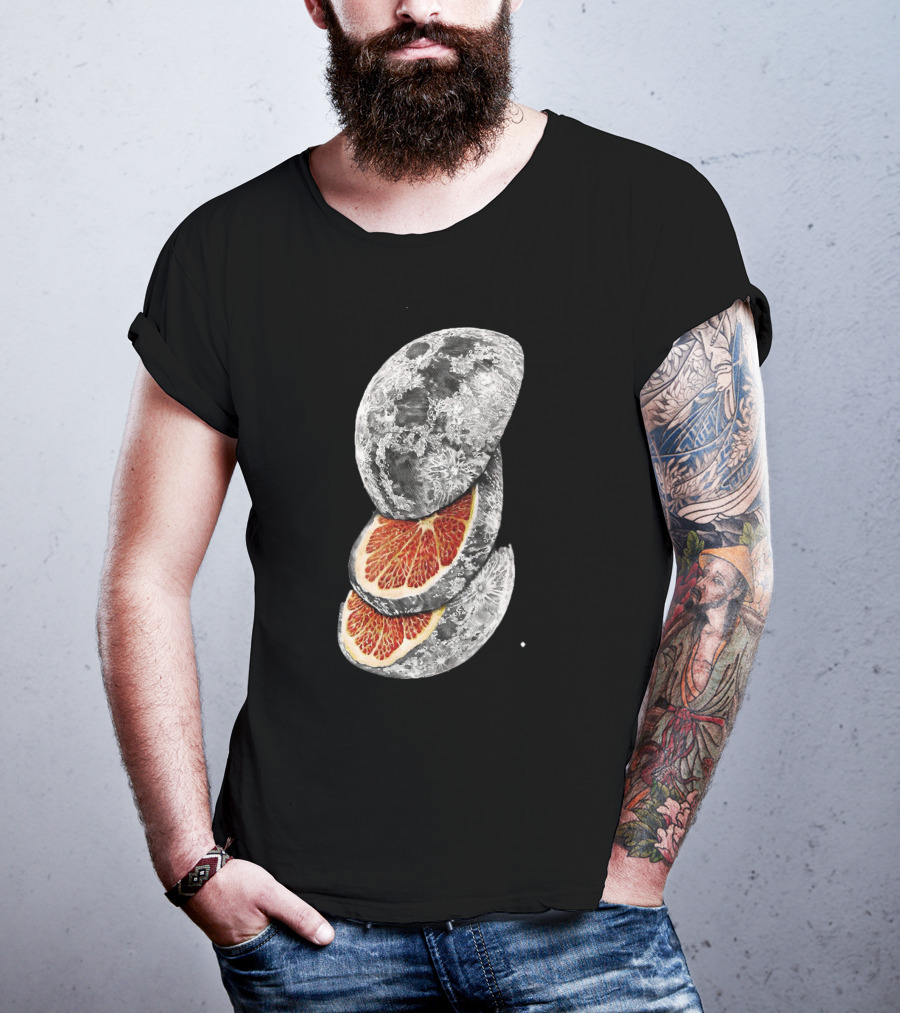 LEMON MOON Space Citrus Fusion With Blood Orange Layers T-Shirt