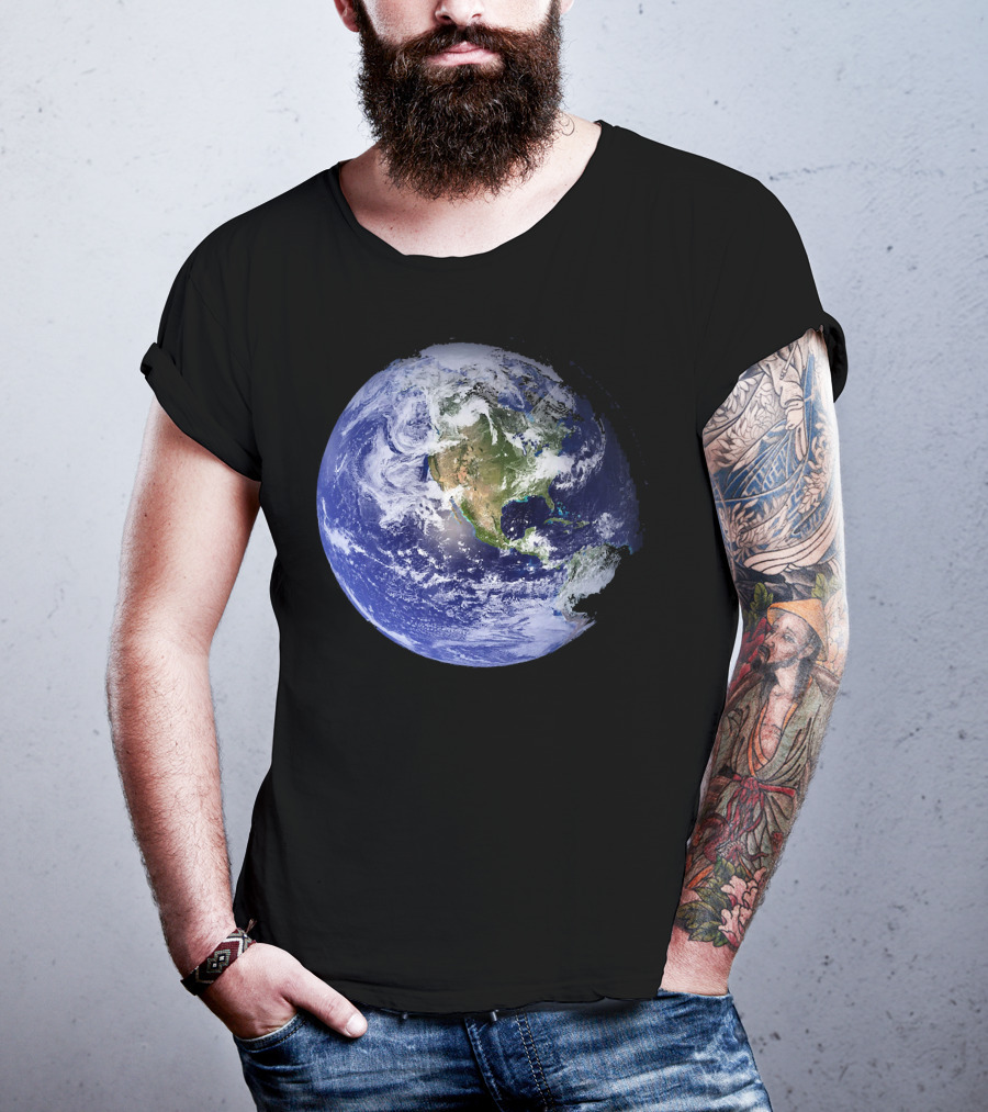 Earth Planet Our Home Image In The University T-Shirt