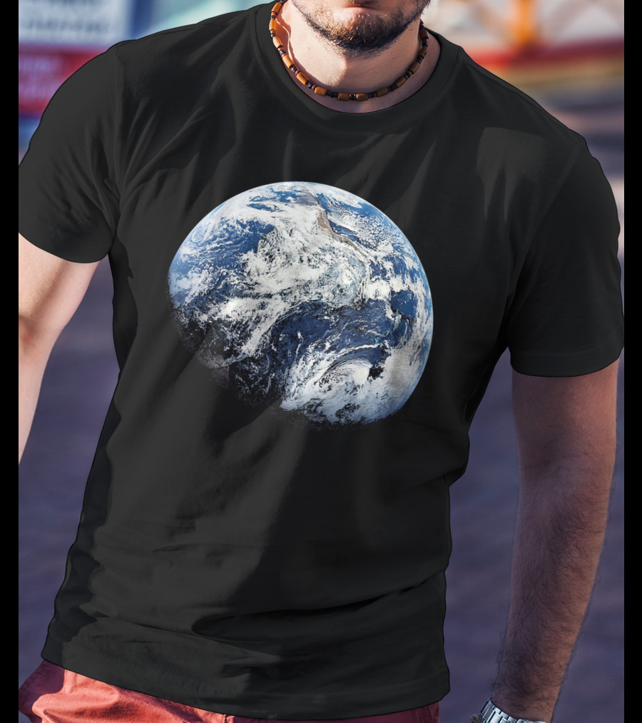 Planet Earth View From Apollo 8 Space Mission T-Shirt
