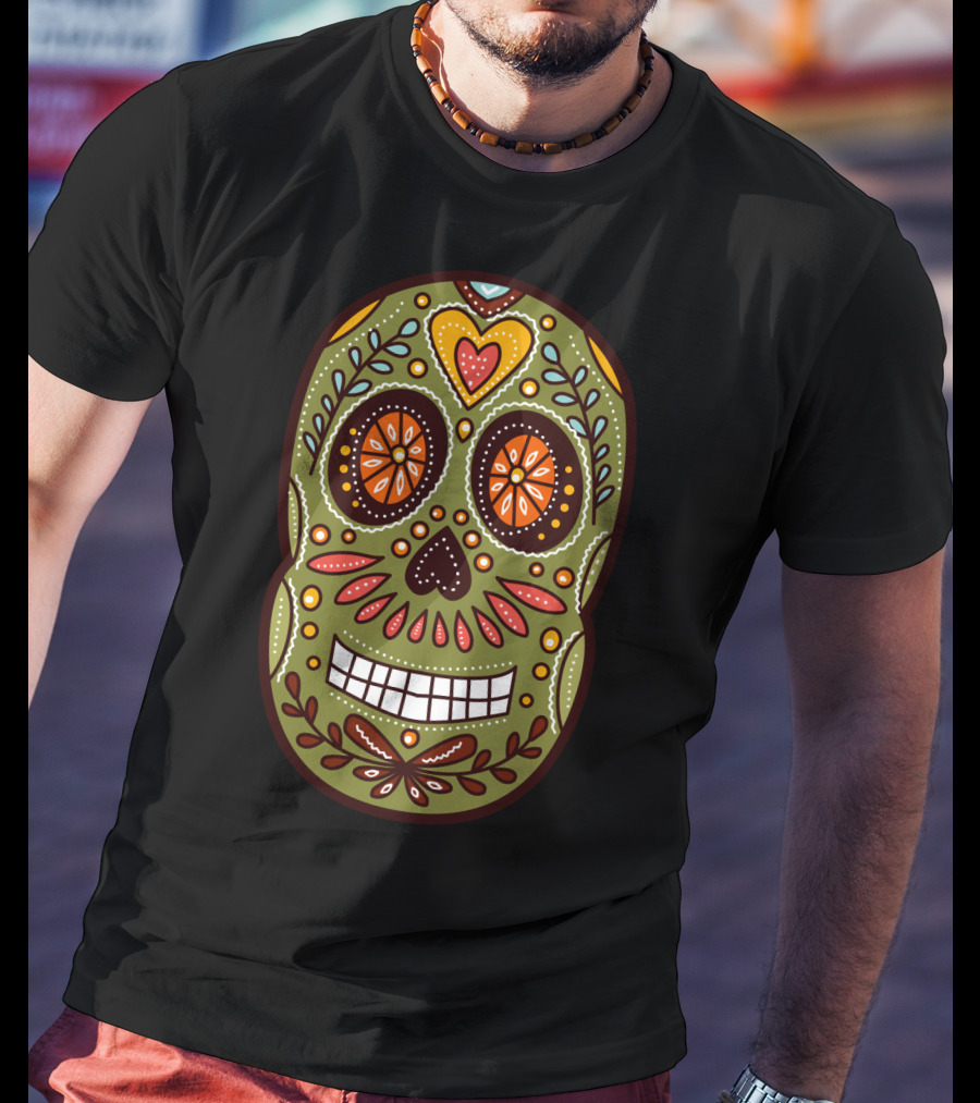 Day Of The Dead Sugar Skull 422 T-Shirt
