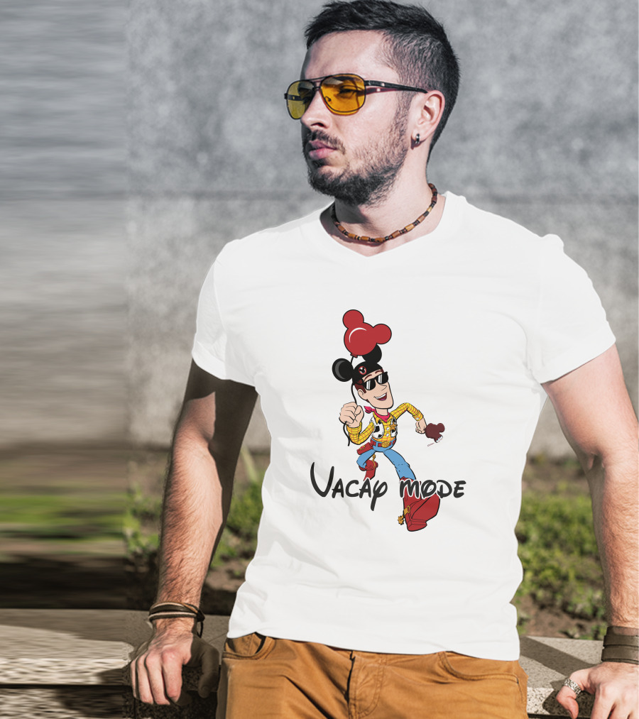 Vacay Mode Woody Mickey Ears Fun Adventure T-Shirt
