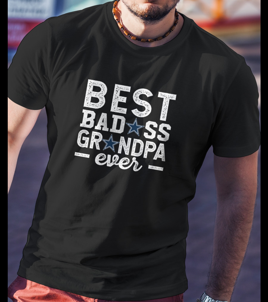 Best Badass Grandpa Ever T-Shirt