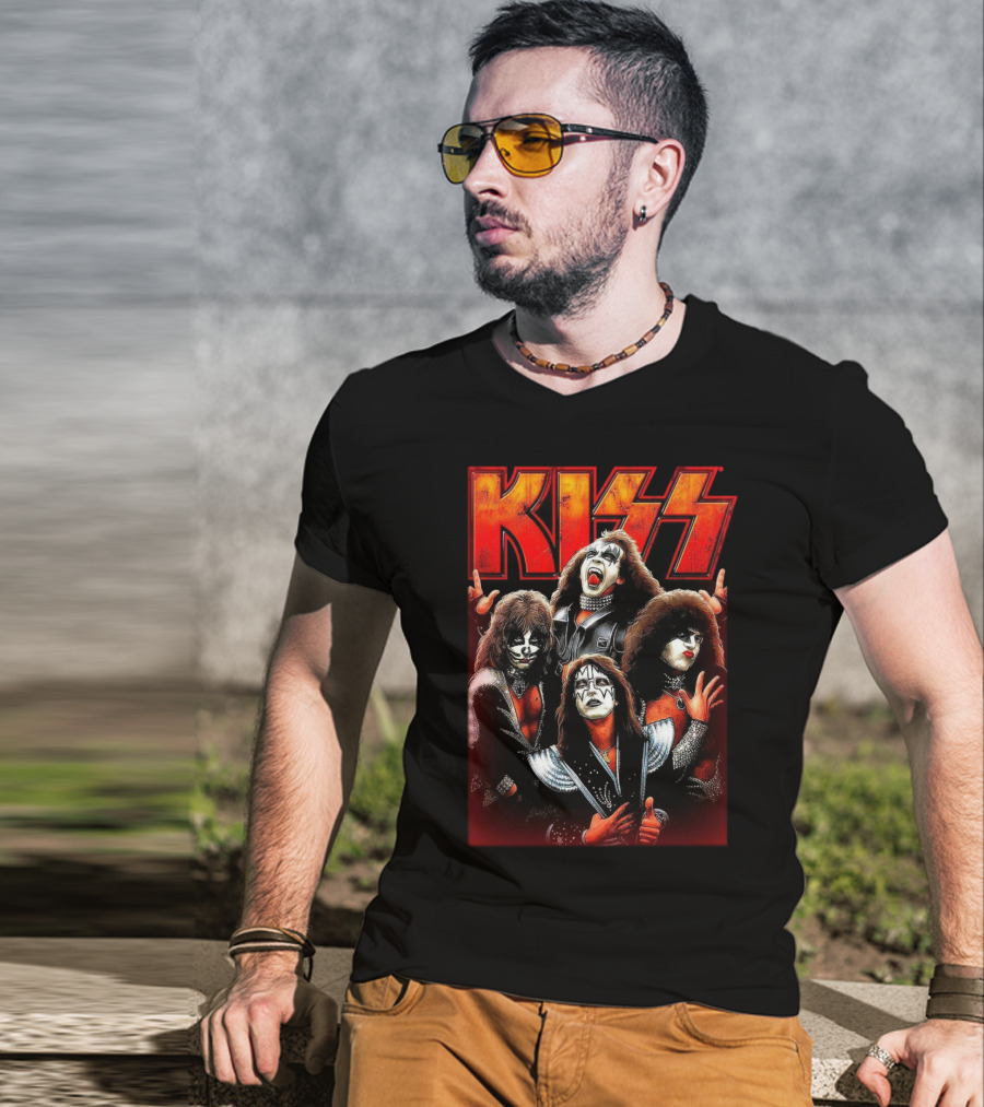 KISS Band Members Iconic T-Shirt