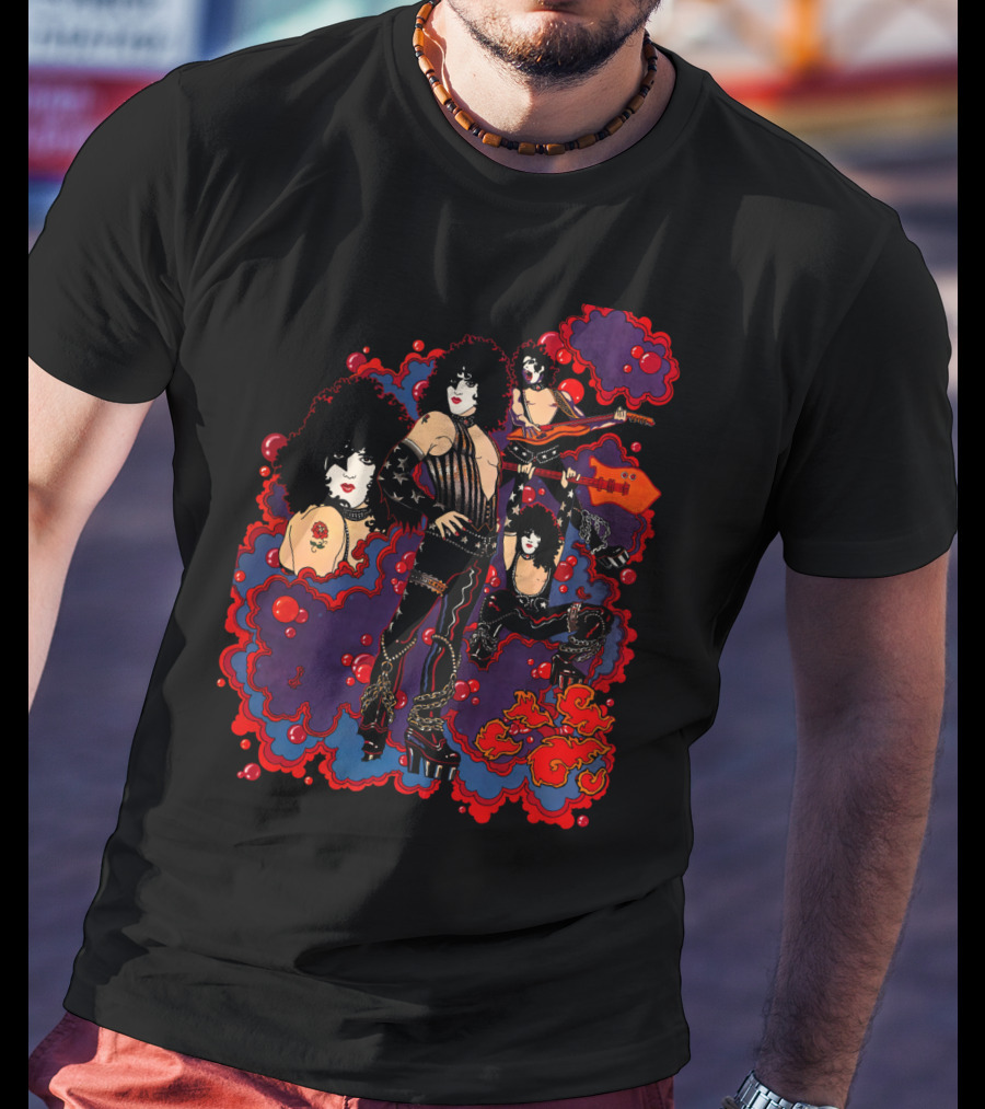 PS1 Solo Paul Stanley Kiss Retro Comic T-Shirt