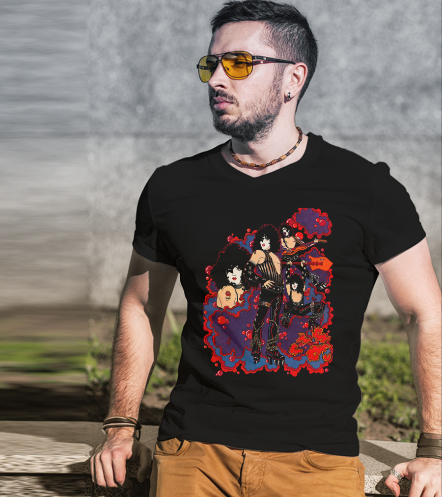 PS1 Solo Paul Stanley Kiss Retro Comic T-Shirt