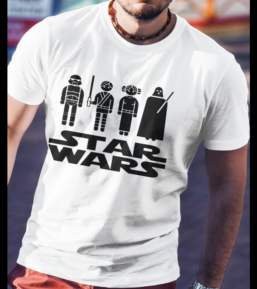 Star Wars Characters Icons Tatertots And Jello T-Shirt