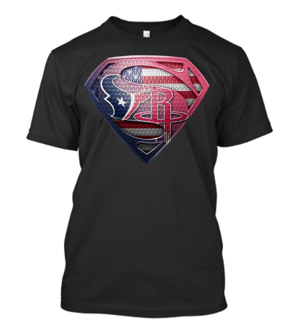 Texas Superhero American Flag T-Shirt