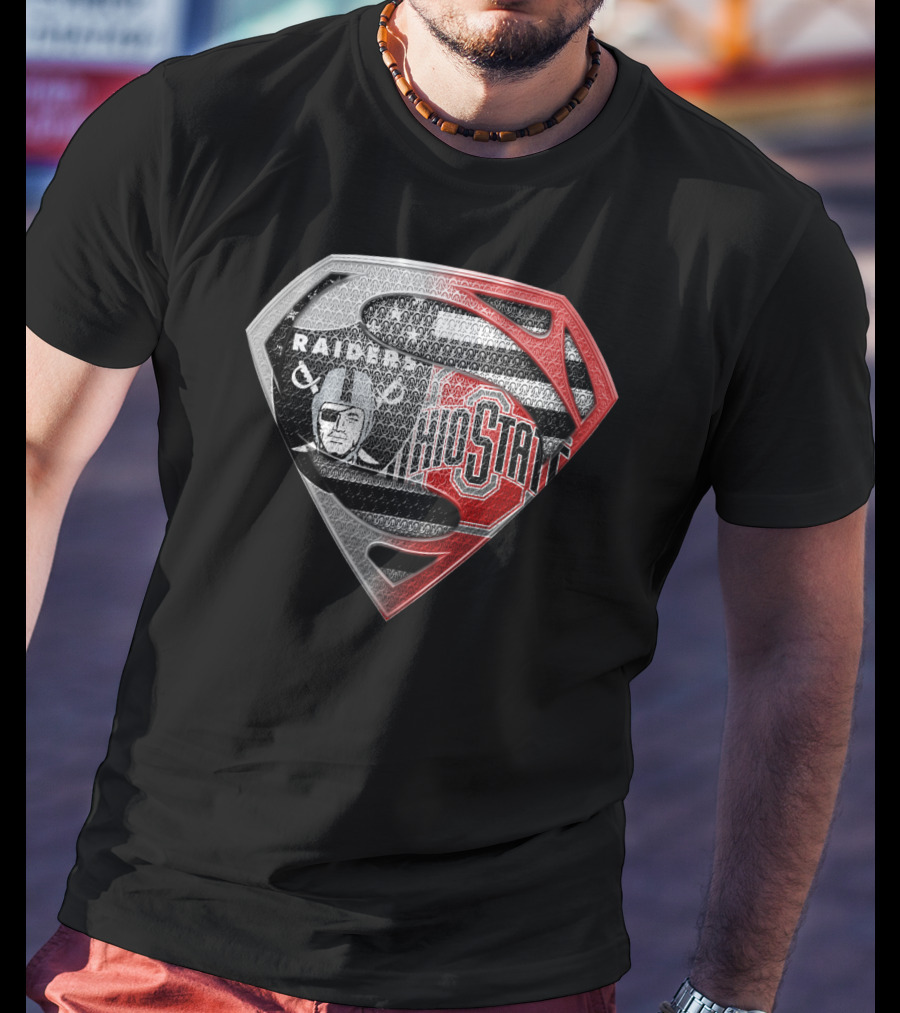 Ohio State Raiders Superman Logo Fusion T-Shirt