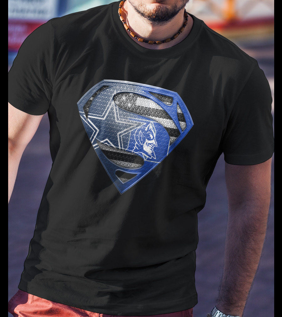 Superman Blue Star Wolf T-Shirt