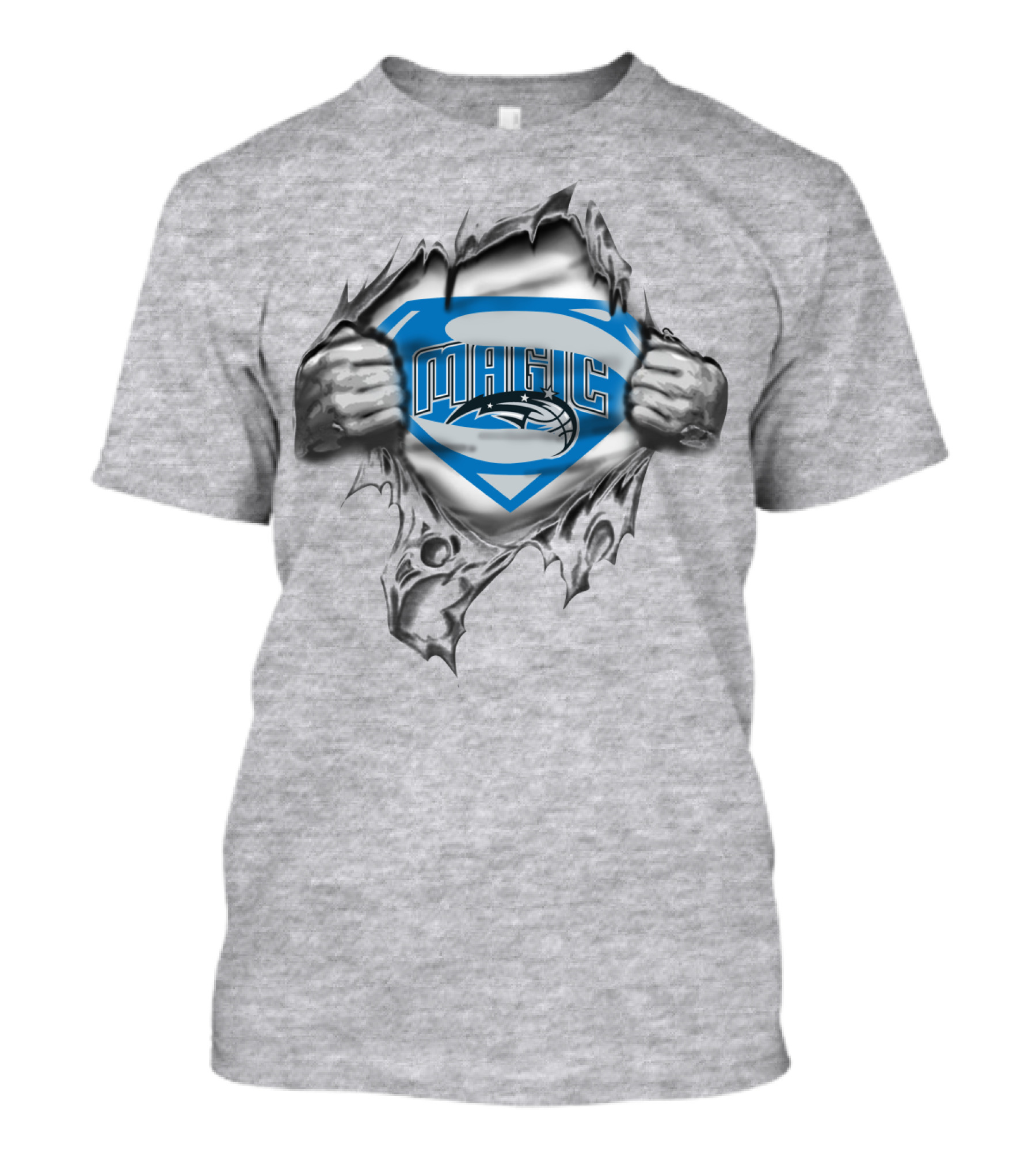 Magic Superman Logo Peeling T-Shirt