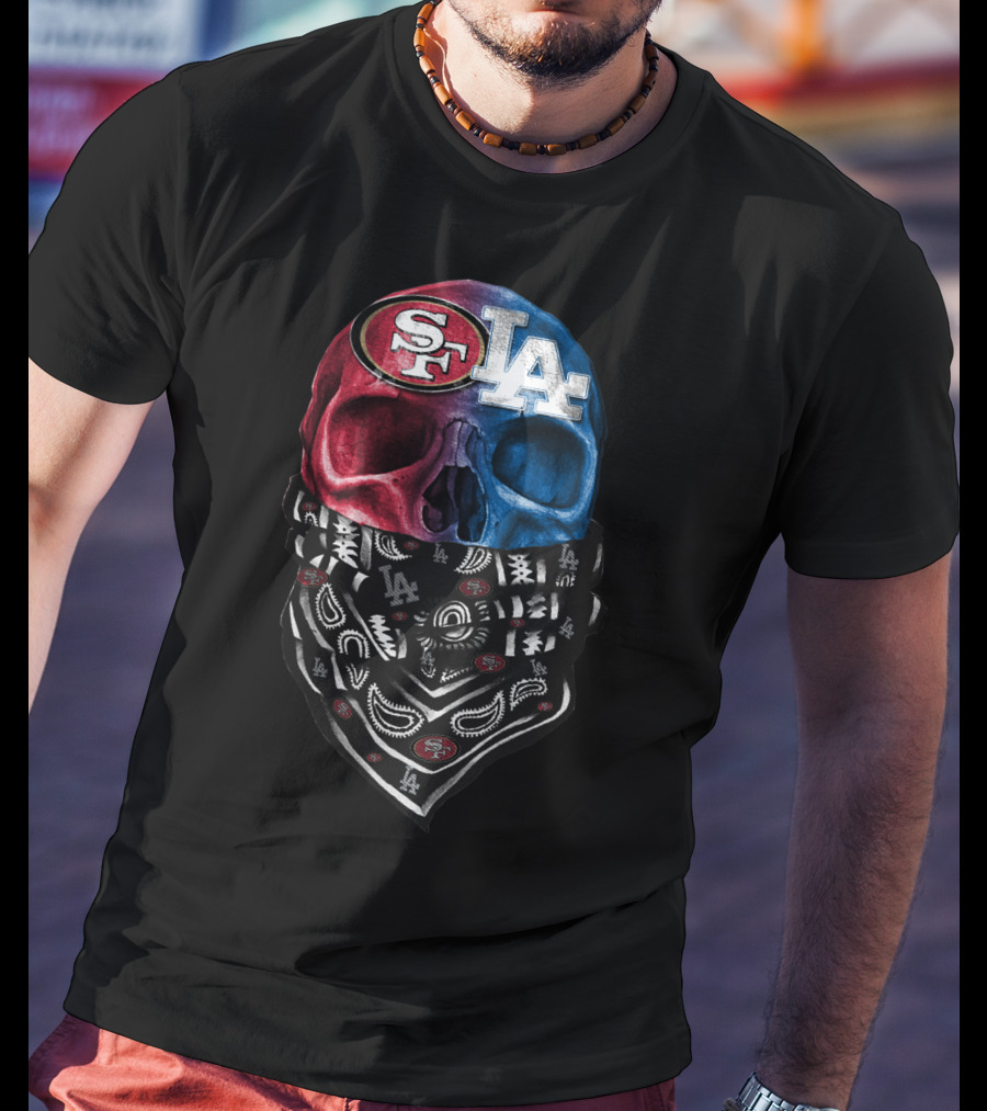 SF LA Skull Bandana DSK 002 T-Shirt