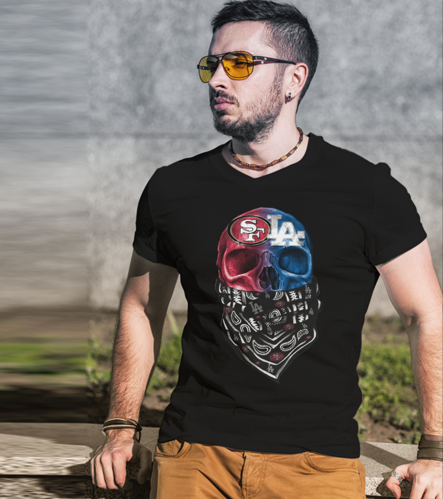 SF LA Skull Bandana DSK 002 T-Shirt
