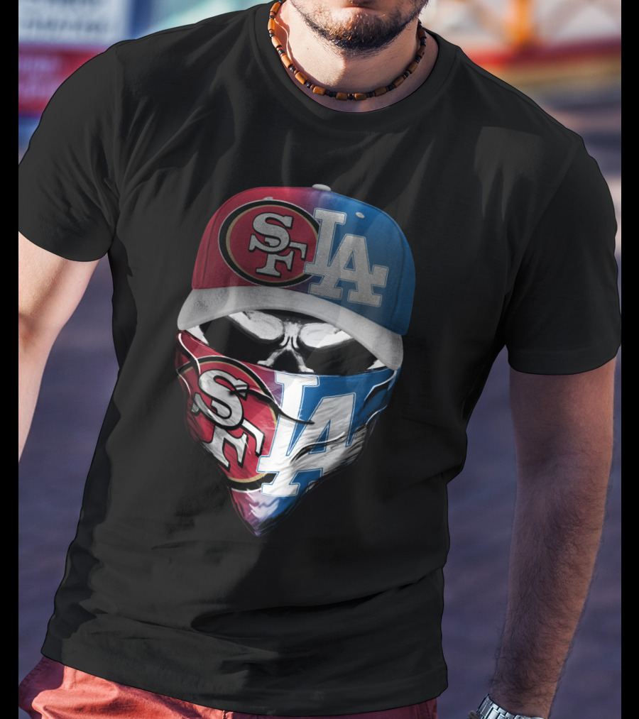 49ers Dodgers SF LA SKH 002 T-Shirt