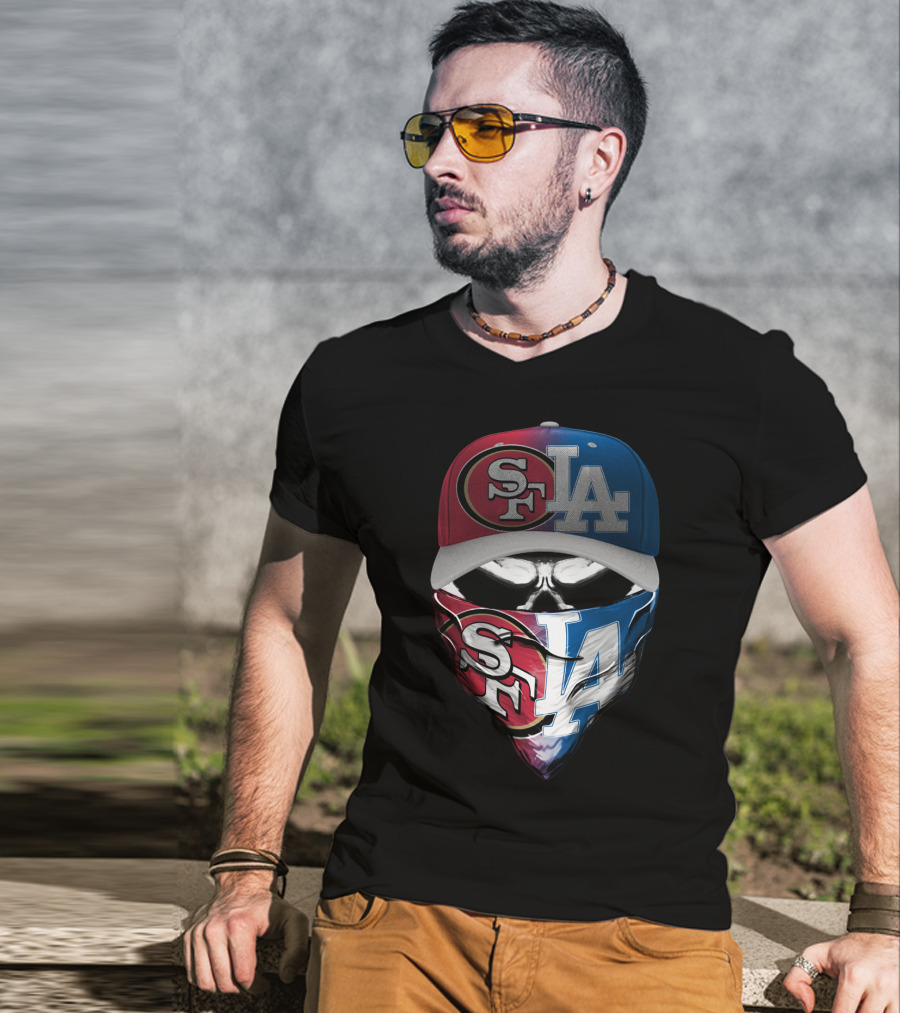 49ers Dodgers SF LA SKH 002 T-Shirt
