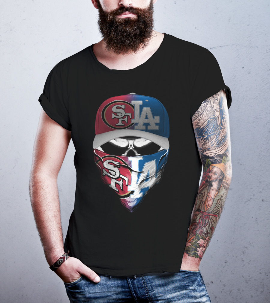 49ers Dodgers SF LA SKH 002 T-Shirt