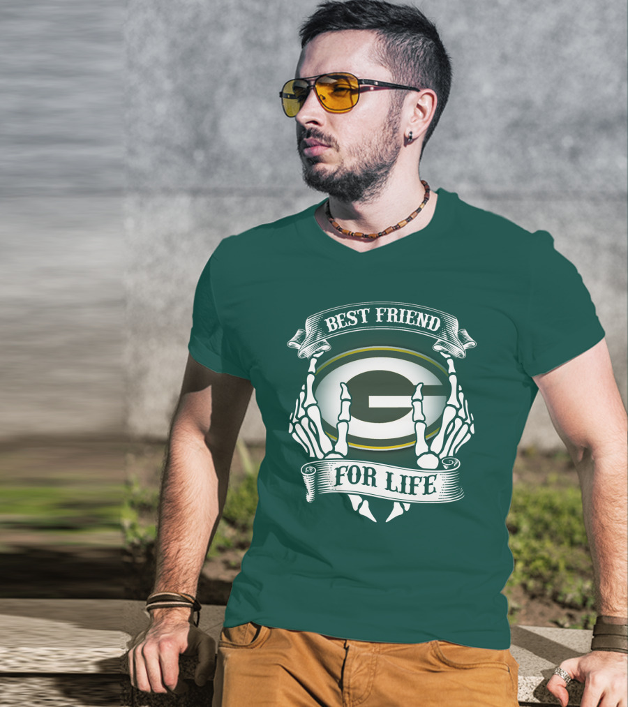 Best Friend For Life Green Bay Packers T-Shirt