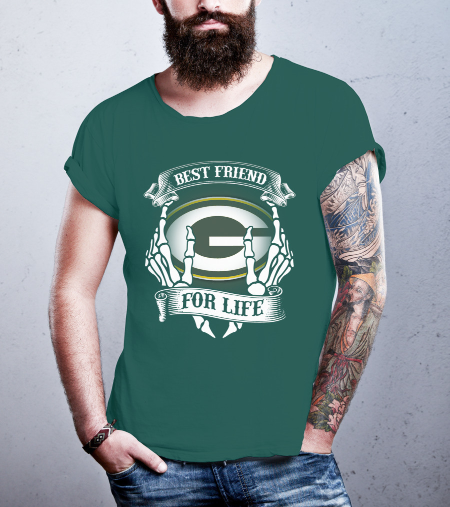Best Friend For Life Green Bay Packers T-Shirt