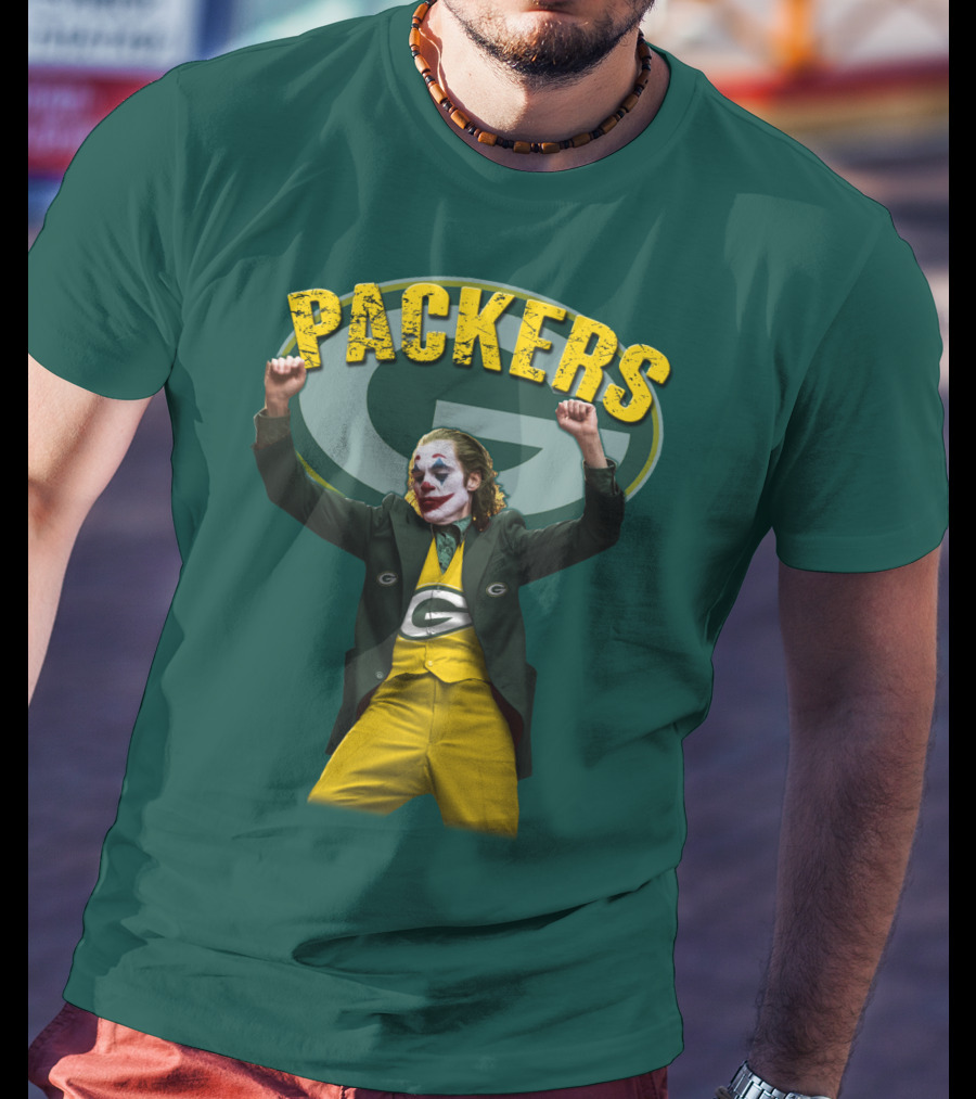 Packers Joker Fusion With Green Bay T-Shirt