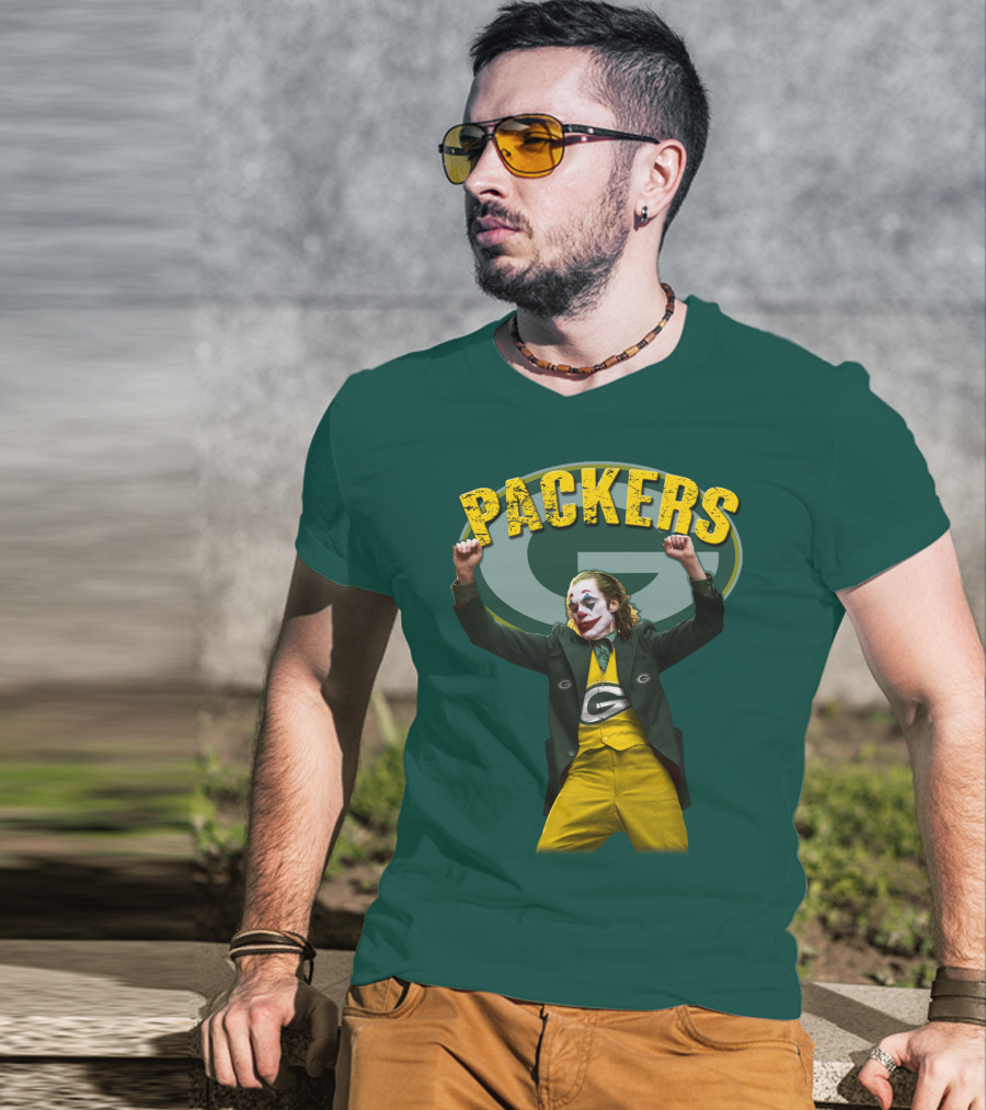 Packers Joker Fusion With Green Bay T-Shirt