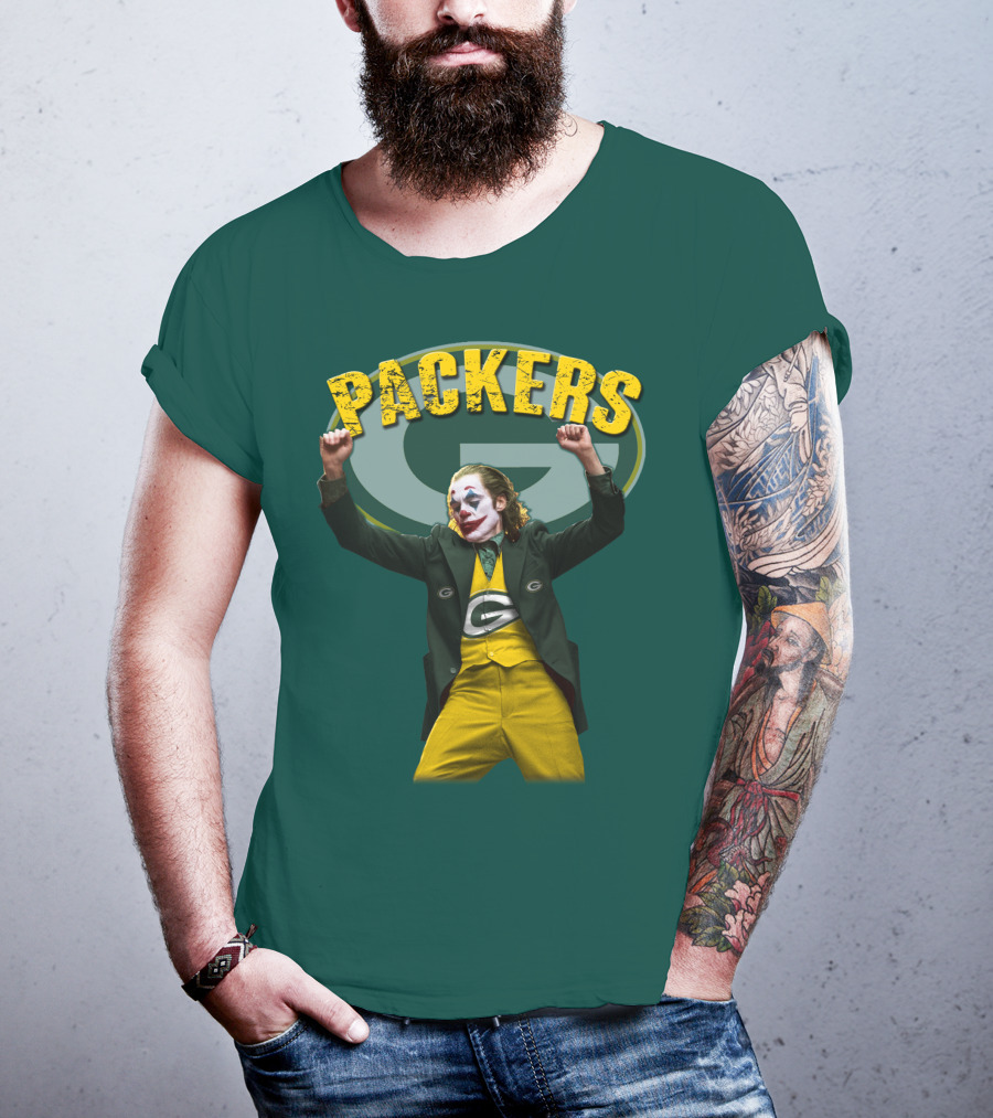 Packers Joker Fusion With Green Bay T-Shirt