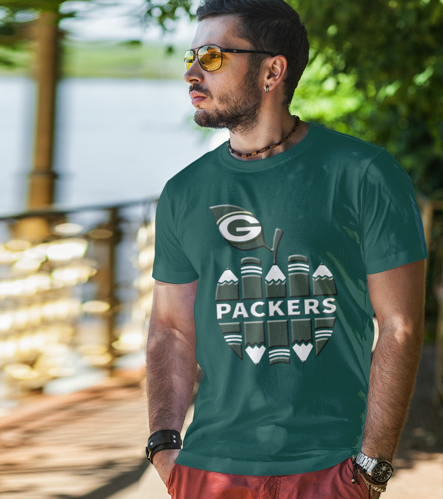 Packers Pencil Apple T-Shirt