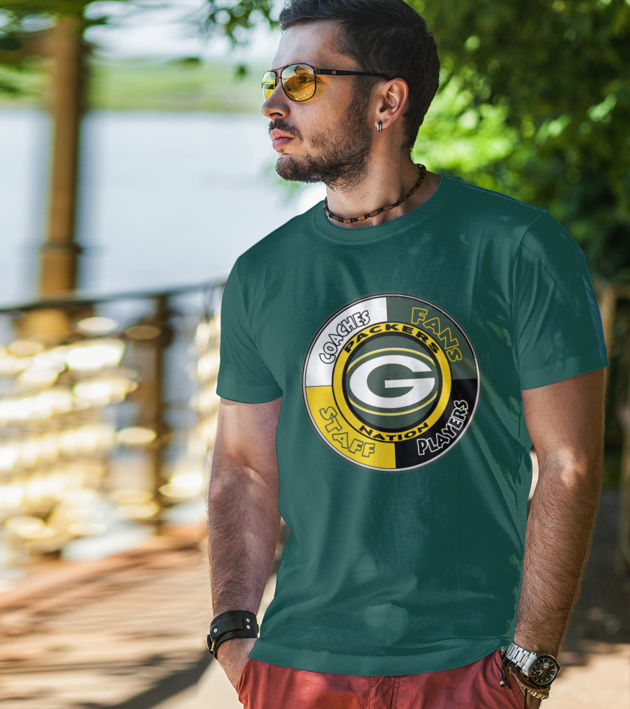 Packers Nation Coaches Fans Staff Players Green Bay Packers T-Shirt