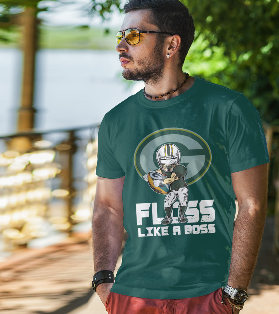 Green Bay Packers Floss Like A Boss T-Shirt