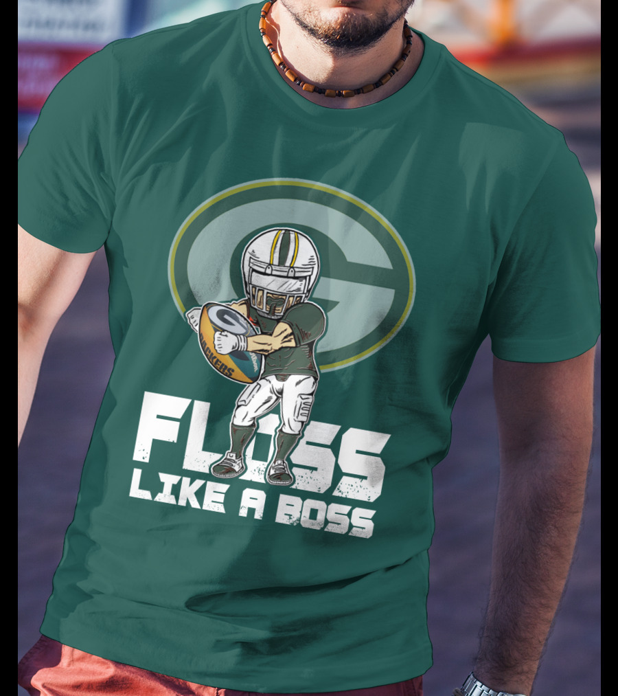 Green Bay Packers Floss Like A Boss T-Shirt