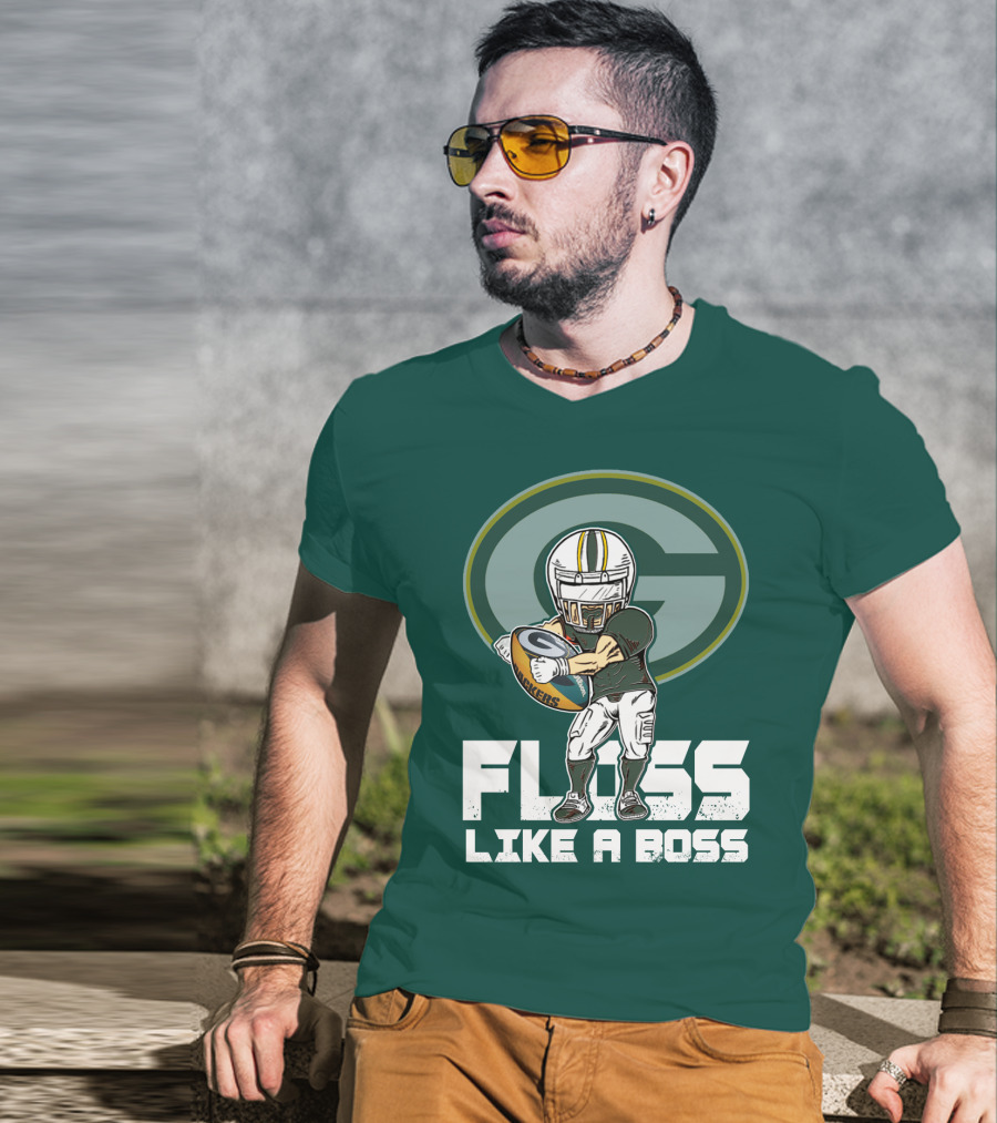 Green Bay Packers Floss Like A Boss T-Shirt