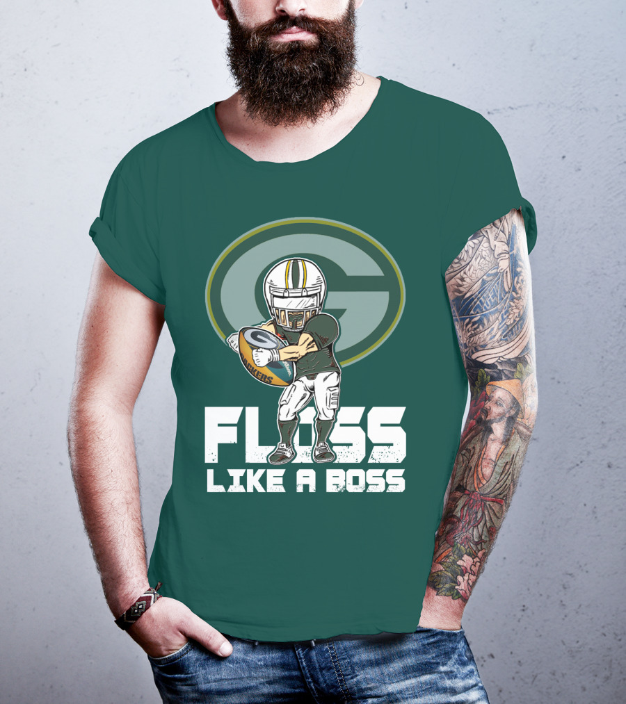 Green Bay Packers Floss Like A Boss T-Shirt