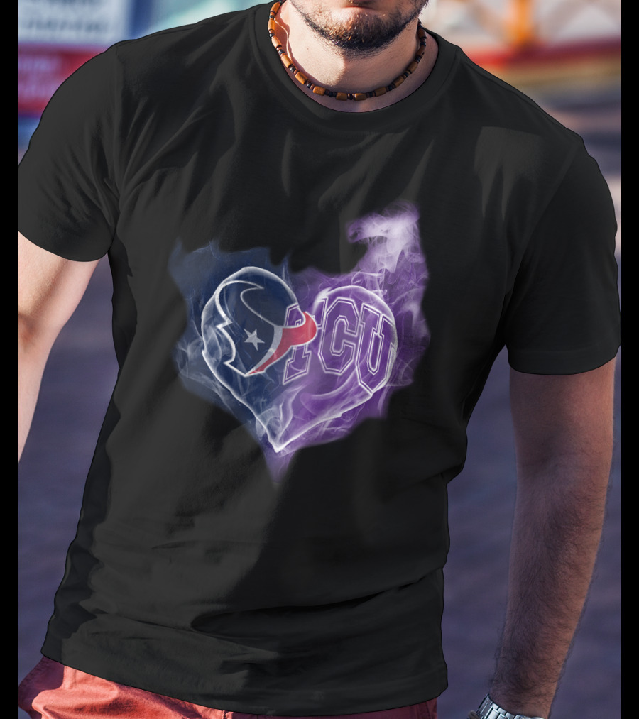 Houston Texans Tcu Heart T-Shirt