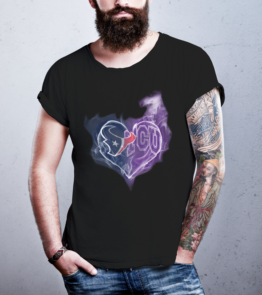 Houston Texans Tcu Heart T-Shirt