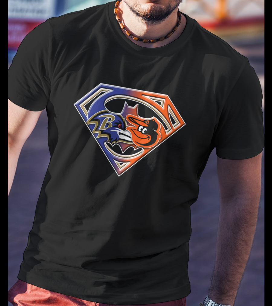 Ravens Orioles Superhero T-Shirt