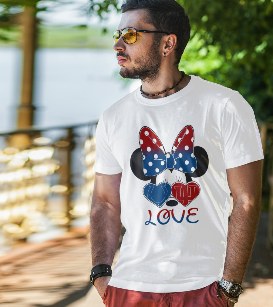 Love Minnie Colts Iu Hearts T-Shirt