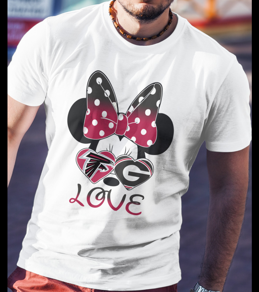 Falcons Bulldogs Minnie Love T-Shirt