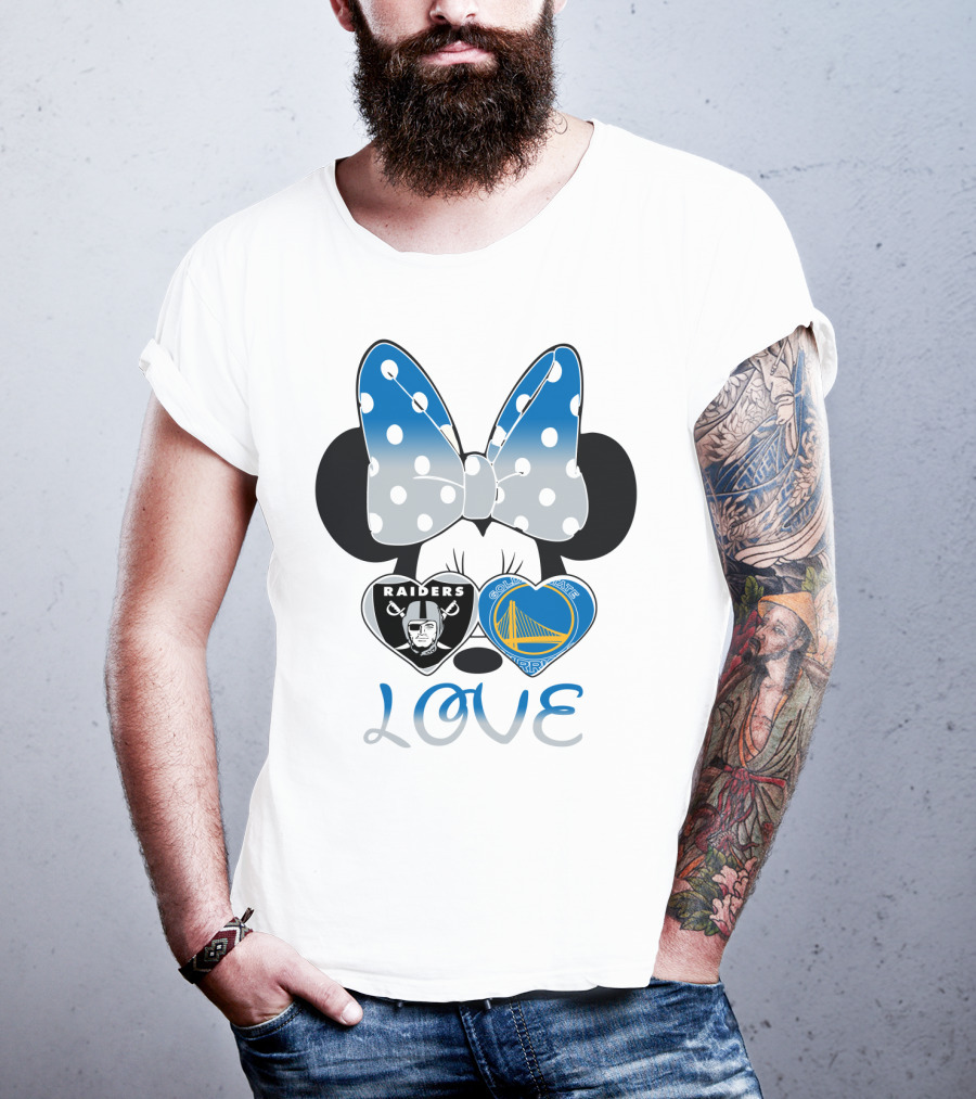 Love Raiders Warriors Bow T-Shirt
