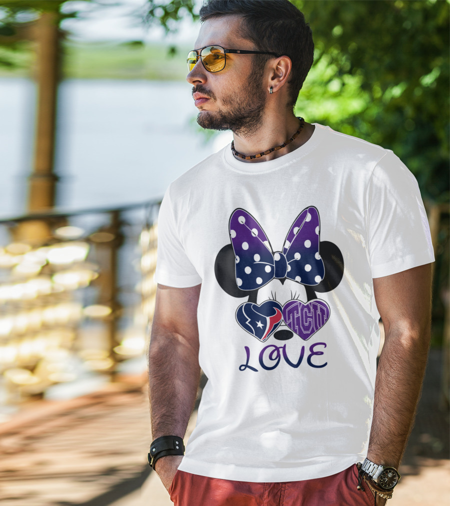 Minnie Love Texans Tcu T-Shirt