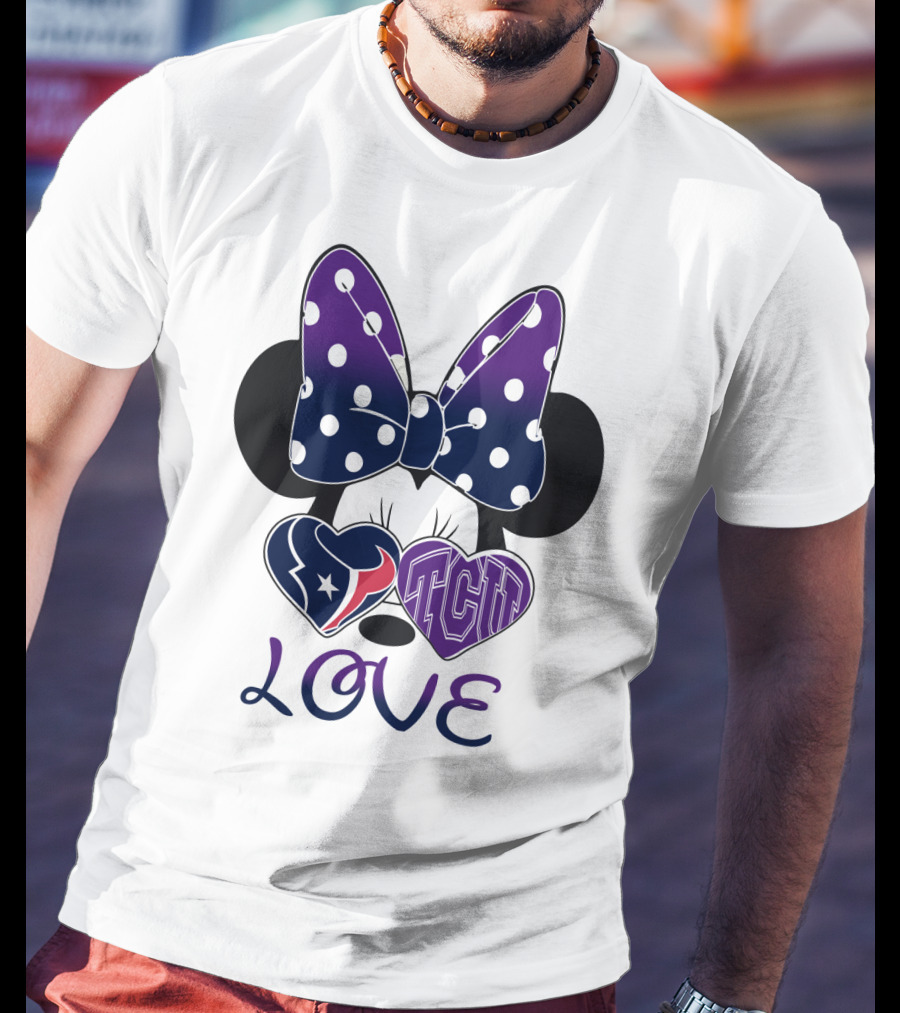 Minnie Love Texans Tcu T-Shirt